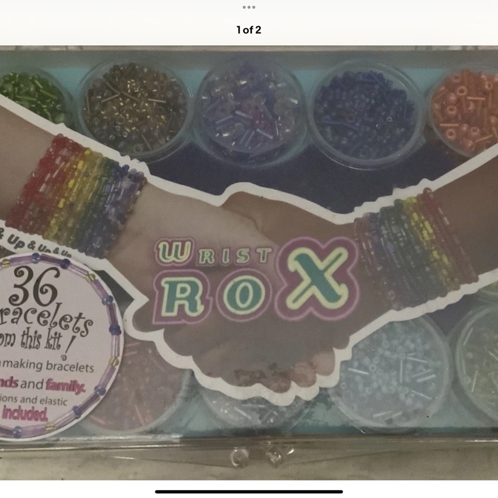 The Bead Shop Wrist Rox 36 Bracelet Kit DIY Jewelry Making Set New/Complete